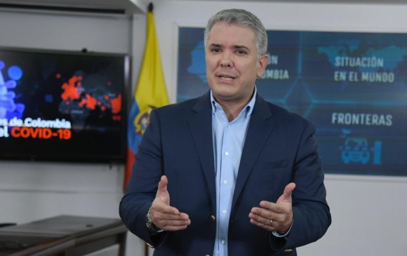 Iván Duque, presidente de Colombia, firmó el decreto. FOTO: Colprensa
