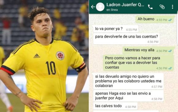 La madre del jugador había dicho que la presunta extorsionista pidió 5 millones de pesos a cambio de devolver las cuentas. FOTO ARCHIVO