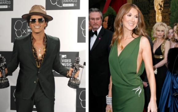 Las búsquedas de Bruno Mars y Celine Dion son bastante peligrosas en internet. FOTOS Archivo