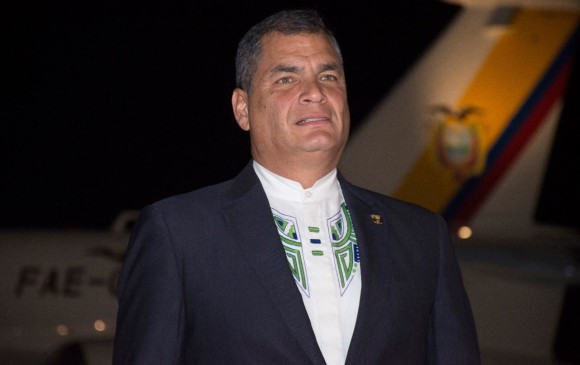 Rafael Correa, expresidente de Ecuador. FOTO: COLPRENSA
