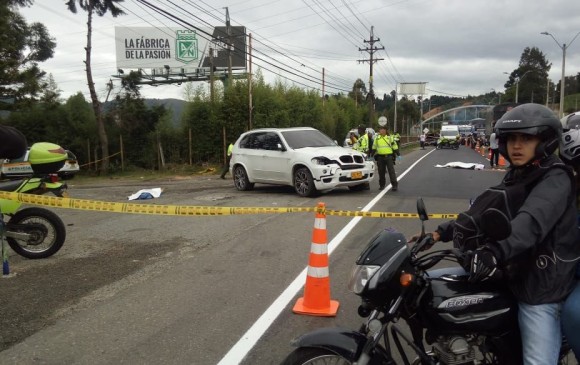 En este accidente falleció un entrenador de las divisiones menores de Atlético Nacional y la mamá de un jugador juvenil. FOTO CORTESÍA