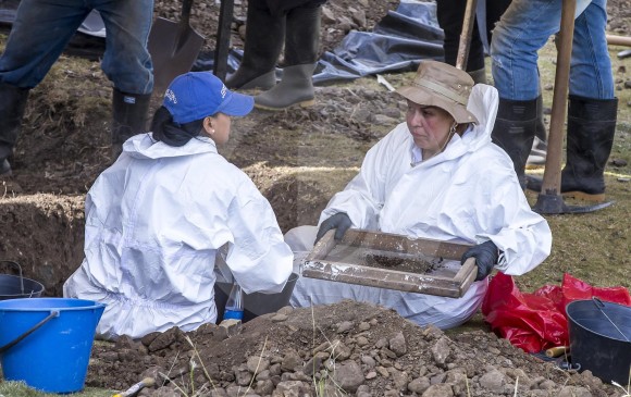 La JEP realizó exhumaciones en el cementerio Las Mercedes de Dabeiba. FOTO: Juan Antonio Sánchez