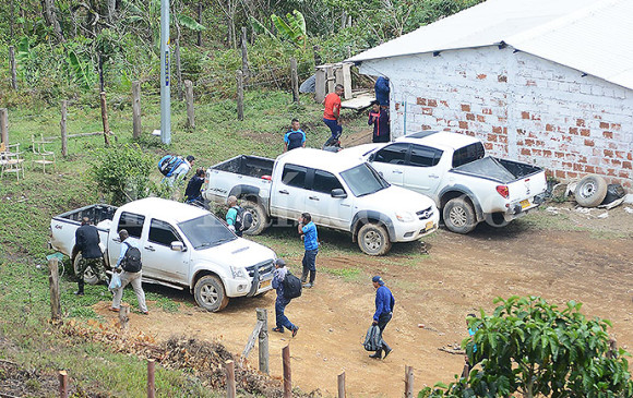El vehículo fue llevado a Palmira. FOTO COLPRENSA