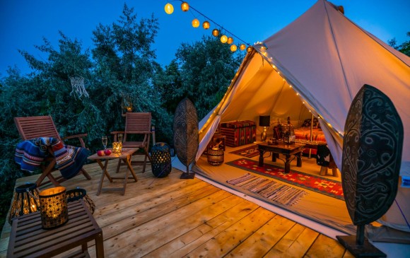 Glamping, tendencia que crece en Antioquia y el país. FOTO: SSTOCK