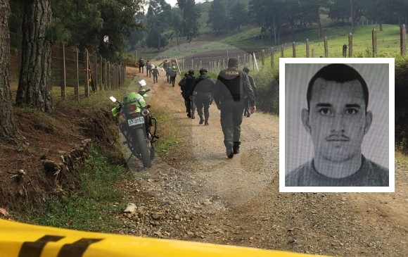 Zona donde ocurrió el enfrentamiento entre la Policía y alias “Turrón”, un sector entre La Sierra y Santa Elena en Medellín. FOTO SANTIAGO MESA