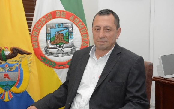 Óscar Castellanos Tabares, alcalde de Armenia. FOTO www.armenia.gov