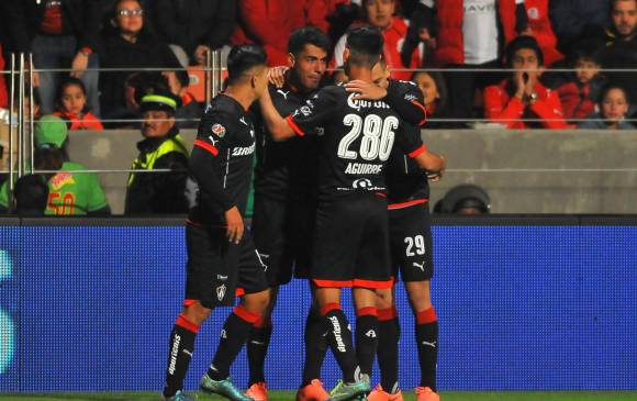  El 12 de febrero, el colombiano anotó su primer gol en el empate del Atlas con el Toluca. FOTO AFP 