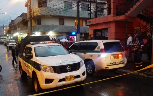 En esta cuadra del barrio Santa Rosa de Lima murió un niño de 13 años en 2018, tras un ataque con granada de “la Agonía”. FOTO: archivo.