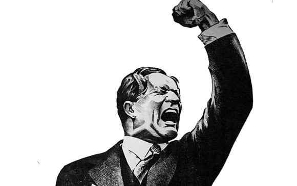 Jorge Eliécer Gaitán sería el candidato liberal para las elecciones presidenciales de 1950. ILUSTRACIÓN CORTESÍA