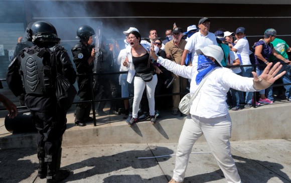 Protestas en Nicaragua. FOTO REUTERS