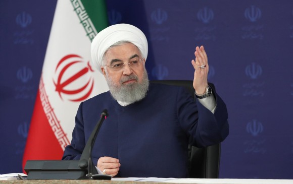 El presidente de Irán, Hasan Rohaní, lidera las gestiones del país para almacenar Uranio. FOTO GETTY