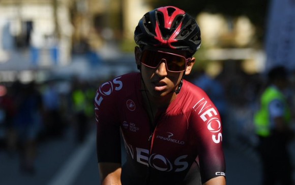 Regreso alentador de Egan Bernal, terminó segundo en el Giro de la Toscana. 2 carreras más y cierra temporada. FOTO archivo ec