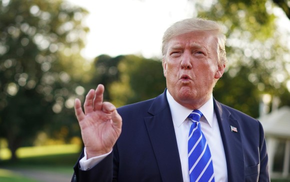 Donald Trump, presidente de Estados Unidos. FOTO AFP