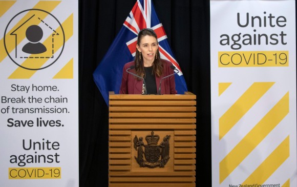 La primera ministra de Nueva Zelanda, Jacinda Ardern. FOTO AFP