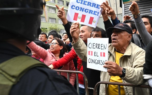 Varios de los integrantes del Congreso disuelto han manifestado su intención de presentarse a los comicios. FOTO: AFP