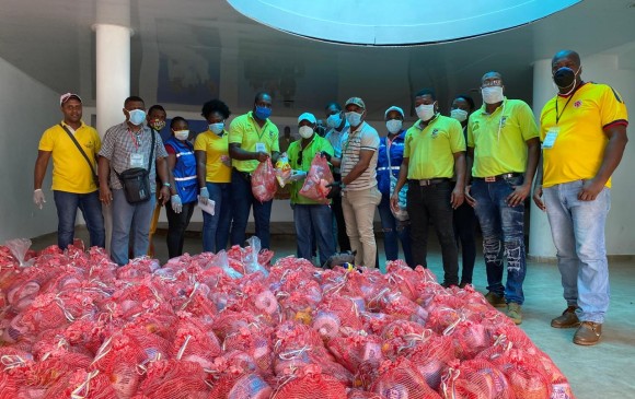 Los mercados son algunas de las ayudas más importantes que han llegado. FOTO: Colfecar
