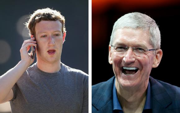 Zucerberg y Cook hacen parte de la escuela de negocios de la Universidad Tsinghua. FOTOS AP y Reuters