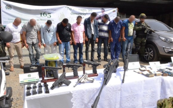 En 2015 fueron capturados 9 integrantes de “Los Ingenieros”. FOTO ARCHIVO POLICÍA