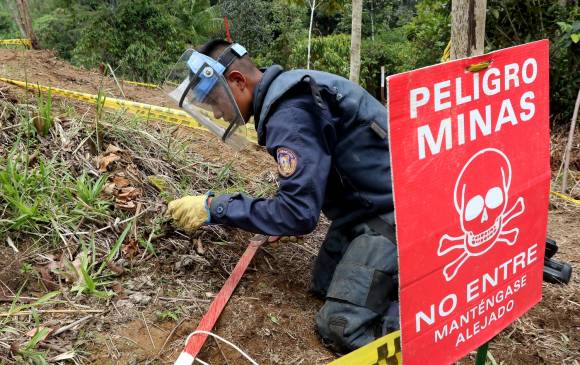 Las minas antipersonas cobraron ocho vidas en lo corrido del año. FOTO: Colprensa