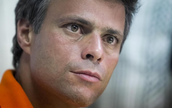 Leopoldo López, líder de la oposición venezolana. FOTO EFE