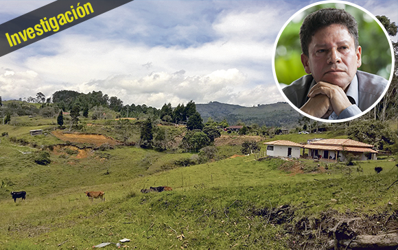 Lote comprado por el abogado asesor de Guarne, en sociedad con “Rambo”, a quien también asesora. FOTO Germán Jiménez Morales