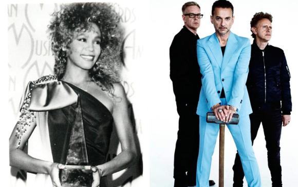 Whitney Houston y Depeche Mode ingresarán al Salón de la Fama del Rock. FOTOS Archivo y Cortesía