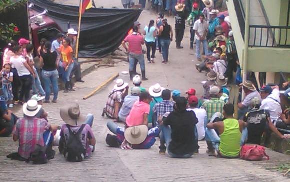 La mayor afectación de la concentración se notó en el comercio del municipio, pues los negocios estuvieron cerrados por dos días. FOTO CORTESÍA