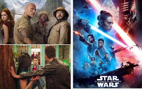 Jumanji: El siguiente nivel, Star Wars: El ascenso de Skywalker y la cinta nacional Al son que toquen bailo, la competencia en la taquilla este fin de semana. FOTOS Cortesía
