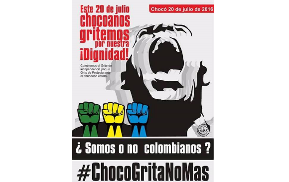 En Chocó no celebrarán la Independencia: será el día de la dignidad