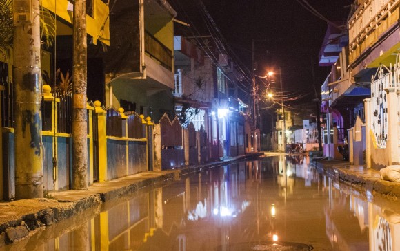Problemas de aguas residuales, otro de los líos de San ANdrés. FOTO JUAN ANTONIO SÁNCHEZ