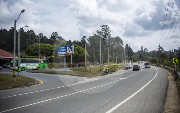 Autopista Medellín - Bogotá a la altura del municipio de Guarne. FOTO CAMILO SUÁREZ