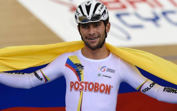 El ciclista antioqueño Fernando Gaviria, campeón mundial de ciclismo de pista, competirá en la prueba de Ómnium. FOTO AFP