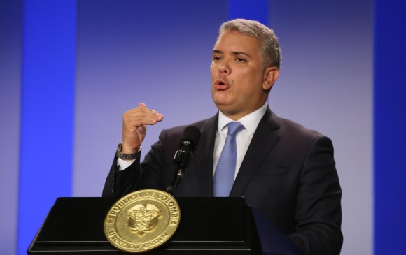 Iván Duque, presidente de Colombia. FOTO: Colprensa