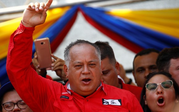 Diosdado Cabello, el considerado número dos del chavismo FOTO: REUTERS