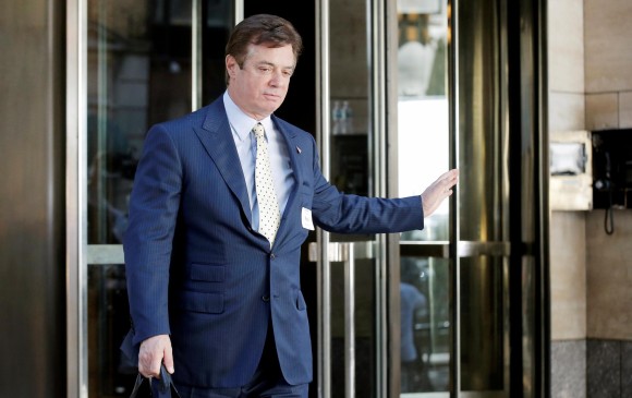 Manafort fue obligado a renunciar como jefe de campaña de Trump una vez se conocieron sus nexos rusos. FOTO REUTERS