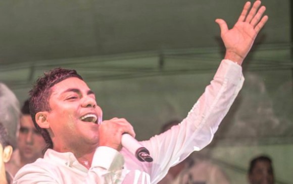 “Churo” es hijo del cantante vallenato Adaniez Díaz. FOTO @prensachurodiaz