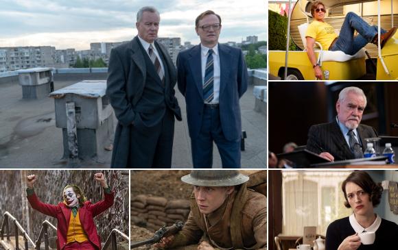 Chernobyl, Succession y Fleabag en las series. Once upon a time... in Hollywood, 1917, Joker en las películas. Las más ganadoras de los Globo de Oro 2020. FOTOS Cortesías