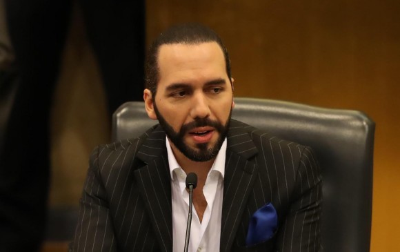 El presidente de El Salvador, Nayib Bukele. FOTO EFE