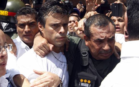 Leopoldo López, líder de la oposición venezolana encarcelado desde 2014. FOTO AFP