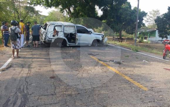 Esta es la camioneta en que Martín Elías se transportaba por las carreteras de Sucre. FOTO CORTESÍA LAURA RIVERA CORREA