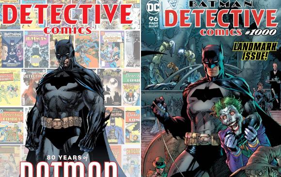 Estas son las portadas de los libros que DC Comics lanzó por el aniversario de Batman. FOTO Cortesía DC Comics.