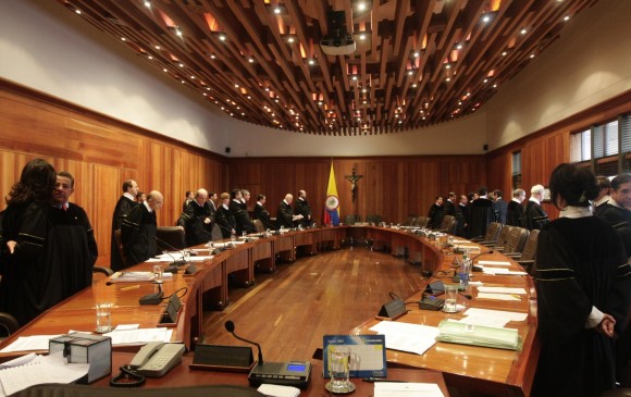 La sala plena tiene 23 magistrados, de los cuales solo 16 están en función. Foto: Colprensa