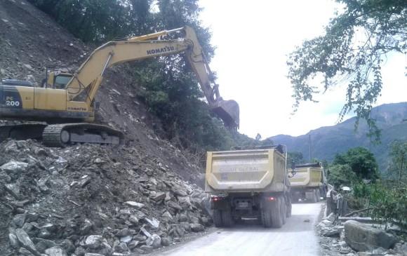 Imagen de referencia de la vía al Llano. FOTO COLPRENSA