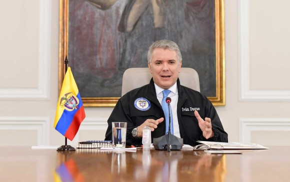 Iván Duque, presidente de Colombia. FOTO: Presidencia
