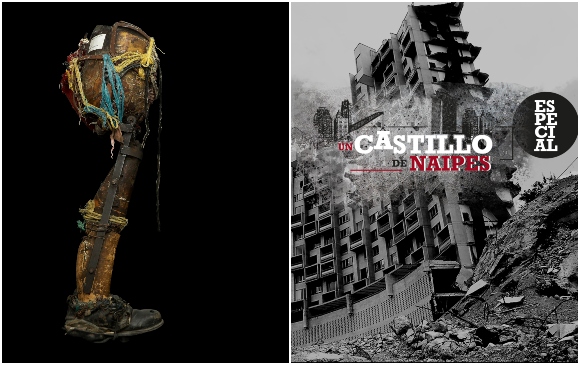 Identidades gráficas de ‘Un museo a las tragedias pasadas’ y ‘Un castillo de naipes’, los trabajos nominados al Premio Gabo 2019.