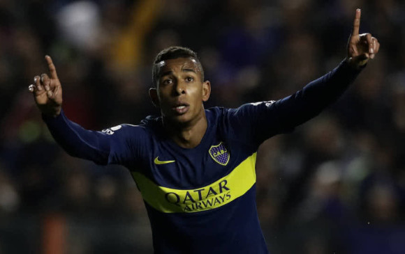Sebastián Villa, jugador colombiano del Boca Juniors. Foto 