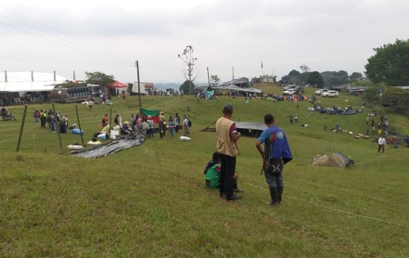 Imagen de indígenas del Cauca. FOTO: COLPRENSA