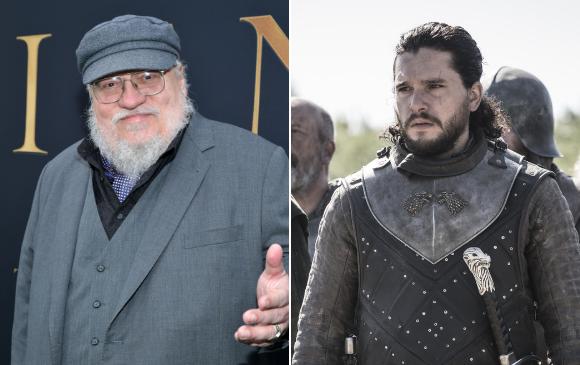 George R. R. Martin es el creador de la historia de Game of Thrones con sus libros. FOTOS AFP Y HBO