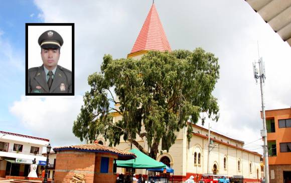 El intendente Wilson Aguirre Arias, subcomandante de la estación de Armenia Mantequilla (Occidente), fue asesinado por hombres que le dispararon desde una motocicleta. FOTOS CORTESÍA Y JUAN ANTONIO SÁNCHEZ