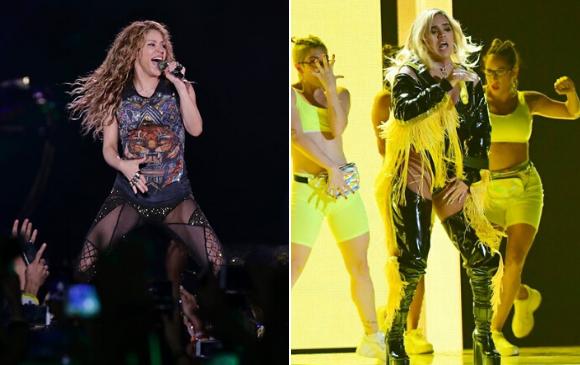 Shakira y Karol G son la cuota musical latina de la final en casa de The Voice. FOTOS Colprensa y AFP